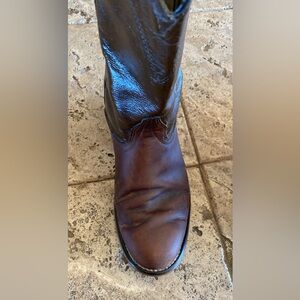 Women’s 8M Laredo Dark Brown Leather Boots